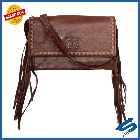 Handbags - Buffalo Leather Crossbody Bag with Multiple Pockets for Casual Outings